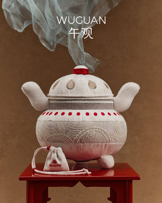 Chinese Ancient Censer-Inspired Cushion Art Decoration WUGUAN