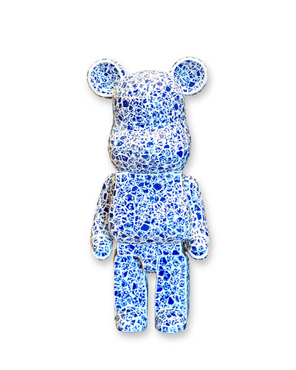 Handcrafted Mosaic Porcelain Bear Sculpture BennyHome